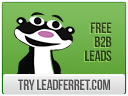 LeadFerret offers  millions of business contacts.It's 100% free, 